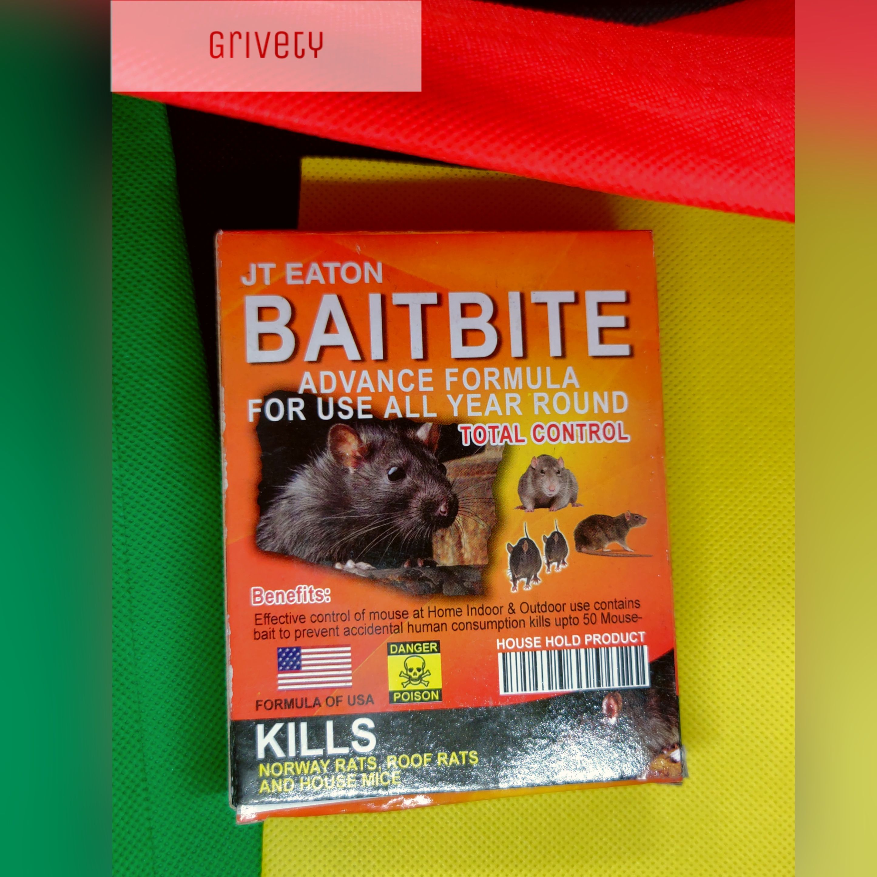 Rat bait bite for rodents control (imported) - image 2