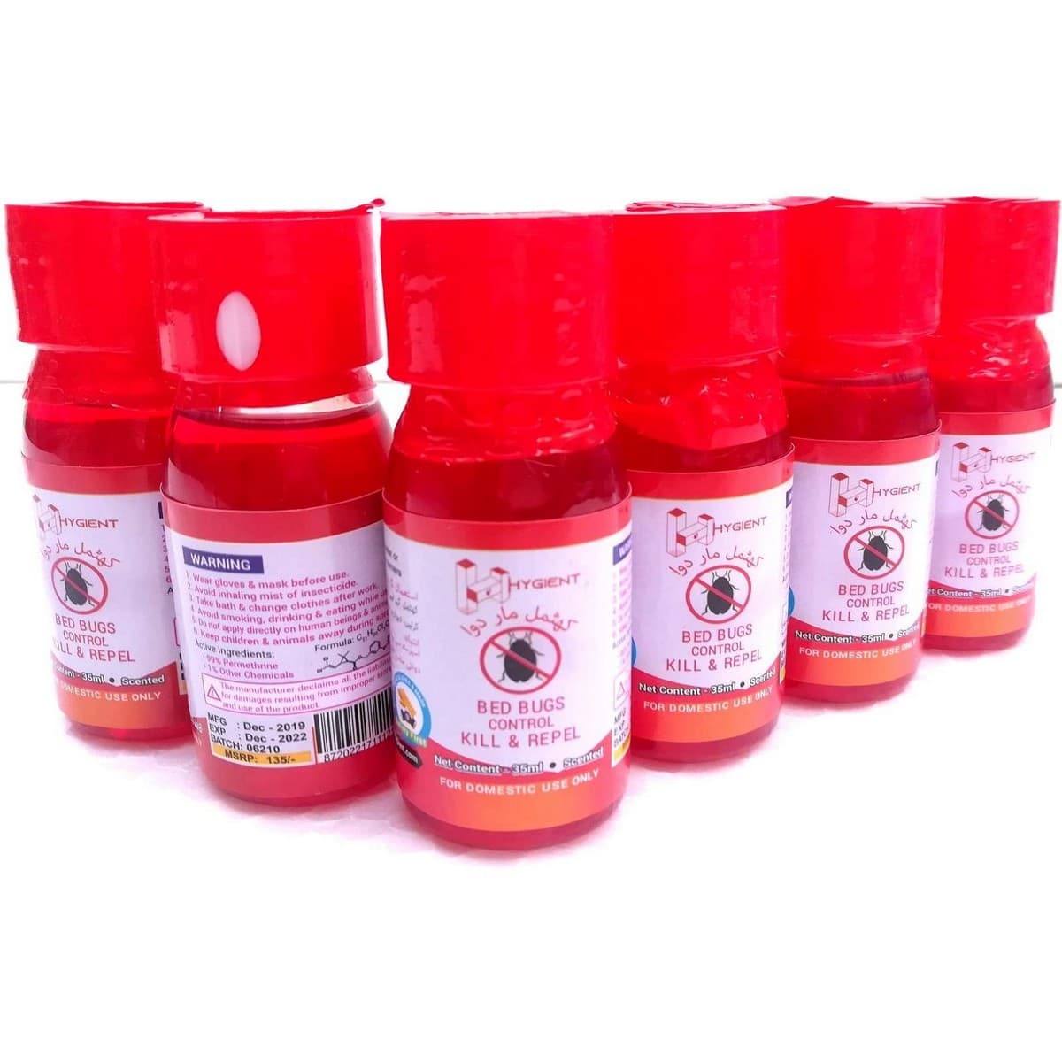 HYGIENT BED BUGS CONTROL 35ML PACK OF 6 - image 1