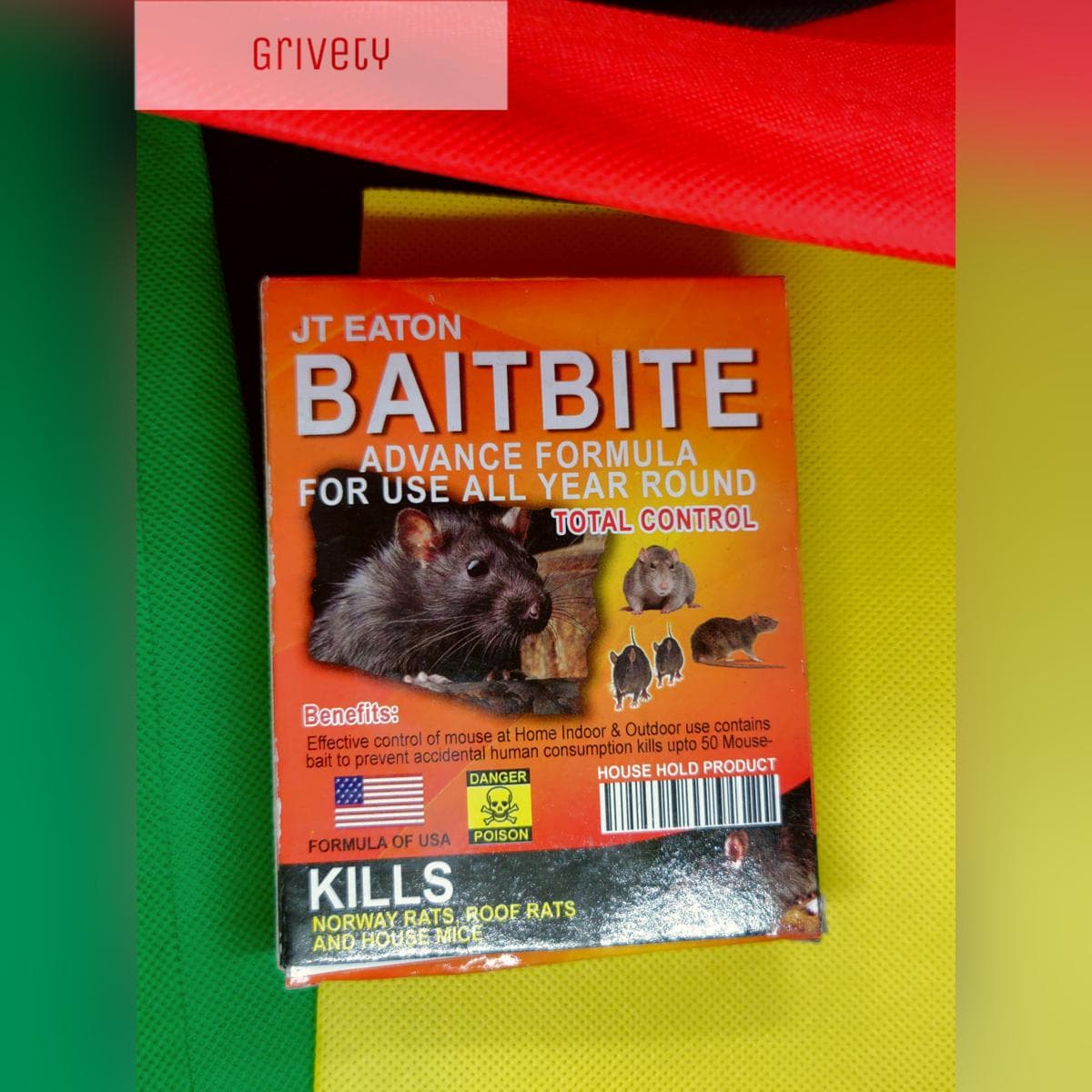 Rat bait bite for rodents control (imported) - image 1